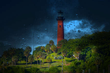 Jupiter Light House, Palm Beach County,Florida, USAの写真素材