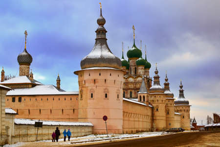 Kremlin in Rostov the Great of Russiaの写真素材