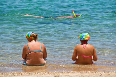 Relaxing on a Beach sceneの写真素材