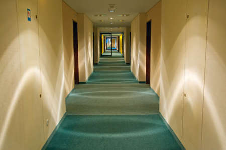 Long Modern Corridorの写真素材