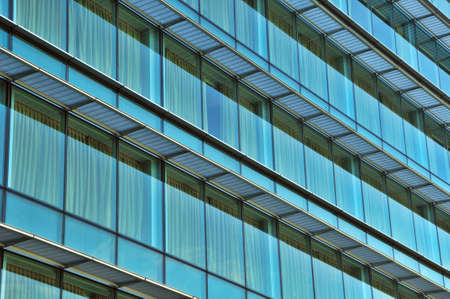 Office Building Windows Abstract Image