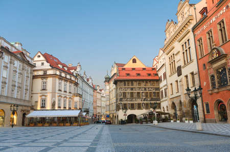 Staromestska square in Pragueのeditorial素材