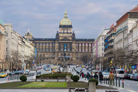 National Museum at St. Wenceslas.のeditorial素材