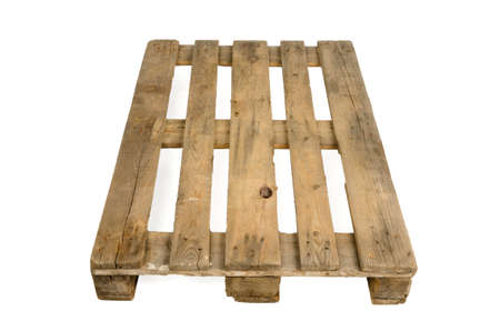 Cen/ euro pallet, isolated on white background