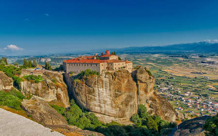 Meteora Mountain Monastery Complex in Greece