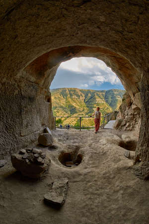 Vardzia - famous cave monastery in Georgiaの写真素材
