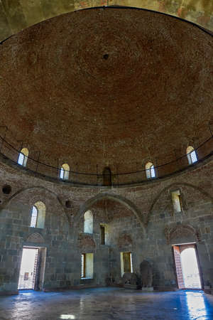 RABATI CASTLE, GEORGIA - 08 AUGUST 2017: Empty Interior of Mosque in famous renovated castle complex of Akhaltsikhe cityのeditorial素材