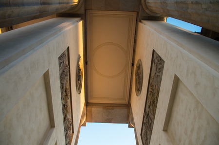details of the architecture of the city Berlin Germany