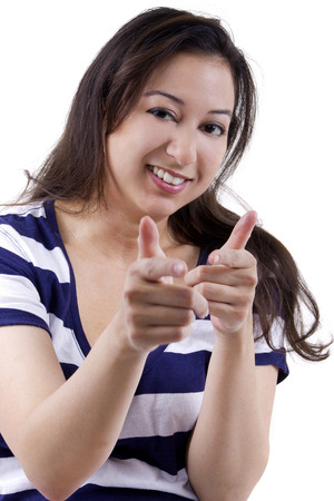 Thumbs up gesture  の写真素材