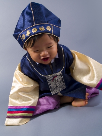 Korean Babyの写真素材