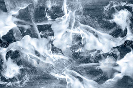 Abstract colorful wave oil paint texturesの写真素材