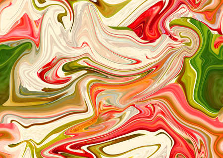 abstract colorful wave liquid oil paint texture pattern background,の写真素材