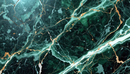Green marble natural pattern for background, abstract natural marble black and gold