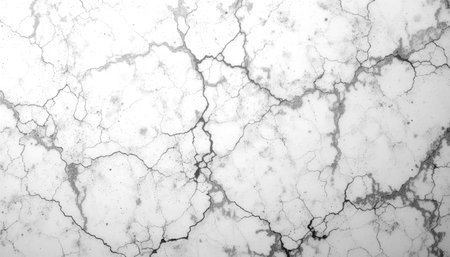 White marble texture background pattern with high resolution. Black and white.