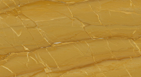 abstract background, texture of the surface of the yellow oil paintの写真素材