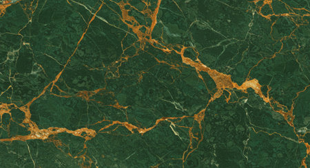 Marble patterned texture background. Abstract natural marble black and green for design.の写真素材