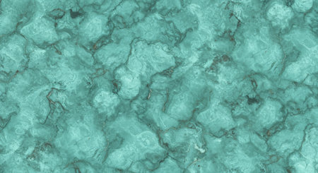 Turquoise marble texture background. Abstract backdrop for design with high resolution.の写真素材