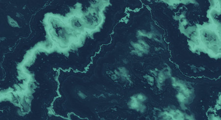 Green marble texture abstract background pattern with high resolution. 3D illustrationの写真素材