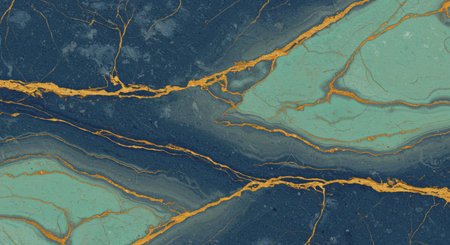 Marble abstract acrylic background. Marbling artwork texture. Agate ripple pattern. Gold powder.の写真素材