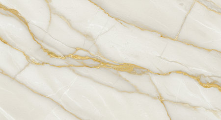 White marble texture with gold veins. Natural patterned surface for design.の写真素材