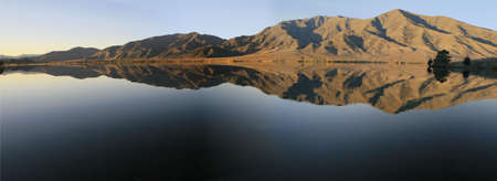Panoramic Landscape Reflectionの写真素材