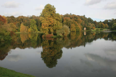 Autumn Colours in the English countrysideの写真素材