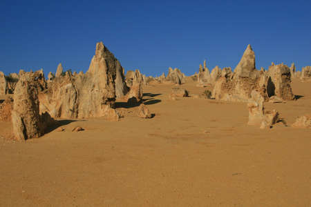 Pinnacles, natural limestone landscape featuresの写真素材