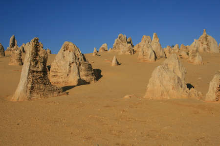 Pinnacles, natural limestone landscape featuresの写真素材
