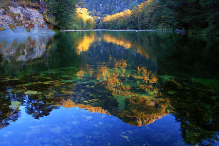 River Reflectionの写真素材