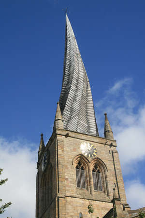 The Crooked Spire, Chesterfieldの写真素材