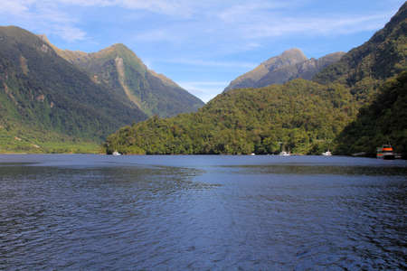 Doubtful Sound, Fiordland National Parkの写真素材