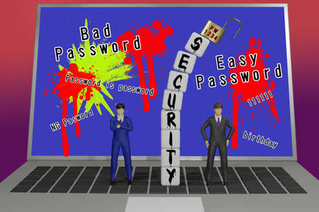 Image of a pc whose security has been breached
