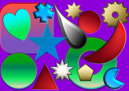 Colorful gradient design pattern