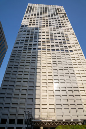 A group of skyscrapers in Shinjuku, the main commercial and administrative center of Tokyo.