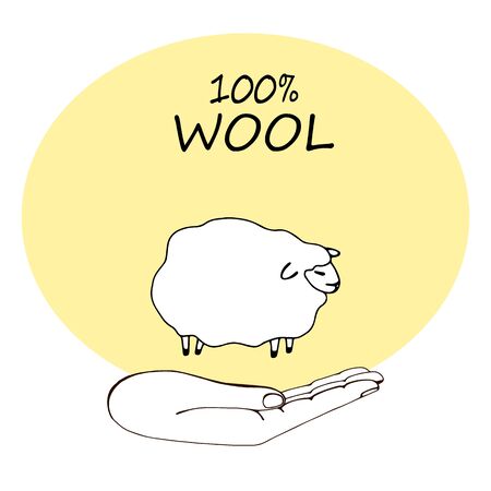 Sheep sketch icon for web, mobile and infographics. Hand drawn sheep icon. Sheep vector icon. Sheep icon isolated on white background.のイラスト素材