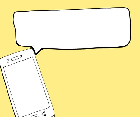 letter icon, heart, like speech bubble for text doodle hand drawing