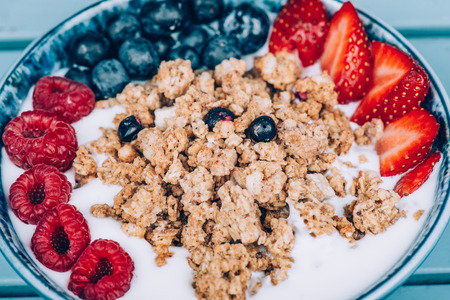 healthy breakfastの写真素材