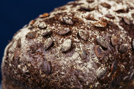 Close up to wholegrain breadの写真素材