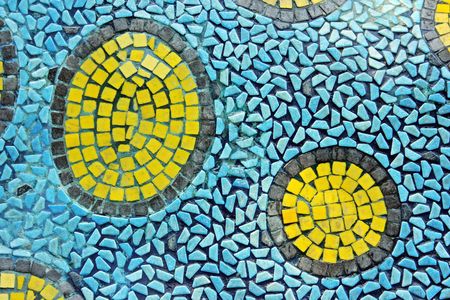 Round design mosaic