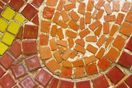 Circular design mosaic