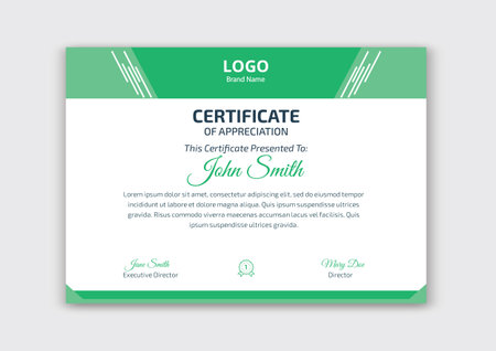 modern certificate template. certificate design, certificate template awards diploma. Professional Certificateのイラスト素材