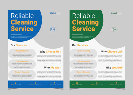 Cleaning Service flyer template. Cleaning service promotional poster flyer template. Cleaning service flyer example. Cleaning service poster design.Commercial cleaning service flyer template.のイラスト素材