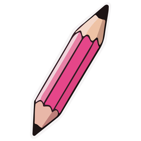 This captivating illustration showcases a vibrant pink pencil set against a clean white backdrop The pencils design is both simple and elegant making it suitable for a variety of creative and educational contexts The color pink lends a touch of playfulness and energy to the image The sharp tip of the pencil suggests precision and attention to detail which would be ideal for tasks requiring accuracy The smooth surface and clean lines create a sense of professionalism and refinement The isolated background ensures that the pencil remains the focal point of the image The illustration is ideal for use in graphic design projects educational materials artrelated publications or any context where a visually appealing depiction of a pencil is needed It can symbolize creativity learning and artistic expression The vivid pink color also adds a touch of flair and style making it a versatile asset for a wide range of projectsのイラスト素材