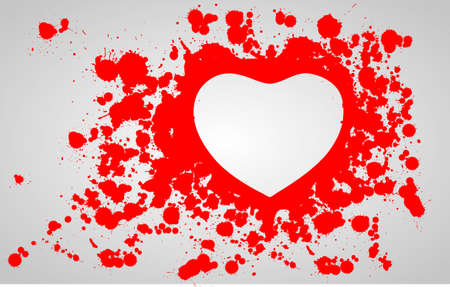 Heart in the bloodのイラスト素材