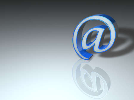 image of Internet symbol @