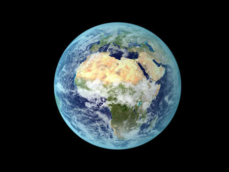 Earth from Spaceの写真素材