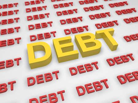 Debt concept 