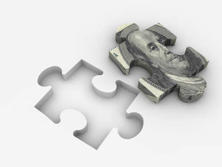 Puzzle concept の写真素材