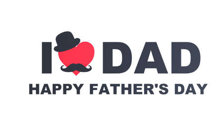 Happy father's day illustration conceptの写真素材
