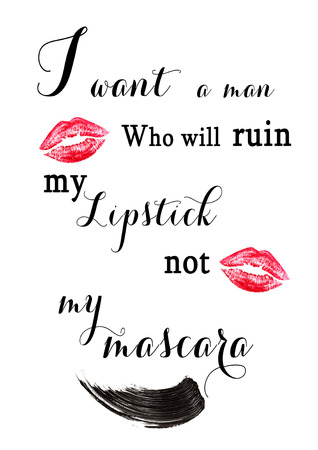 Text background - fashion illustration text - quotation - Art Printの写真素材